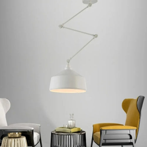 Moderne minimalistische Pendelleuchte aus Schmiedeeisen - vue 2 sur 27