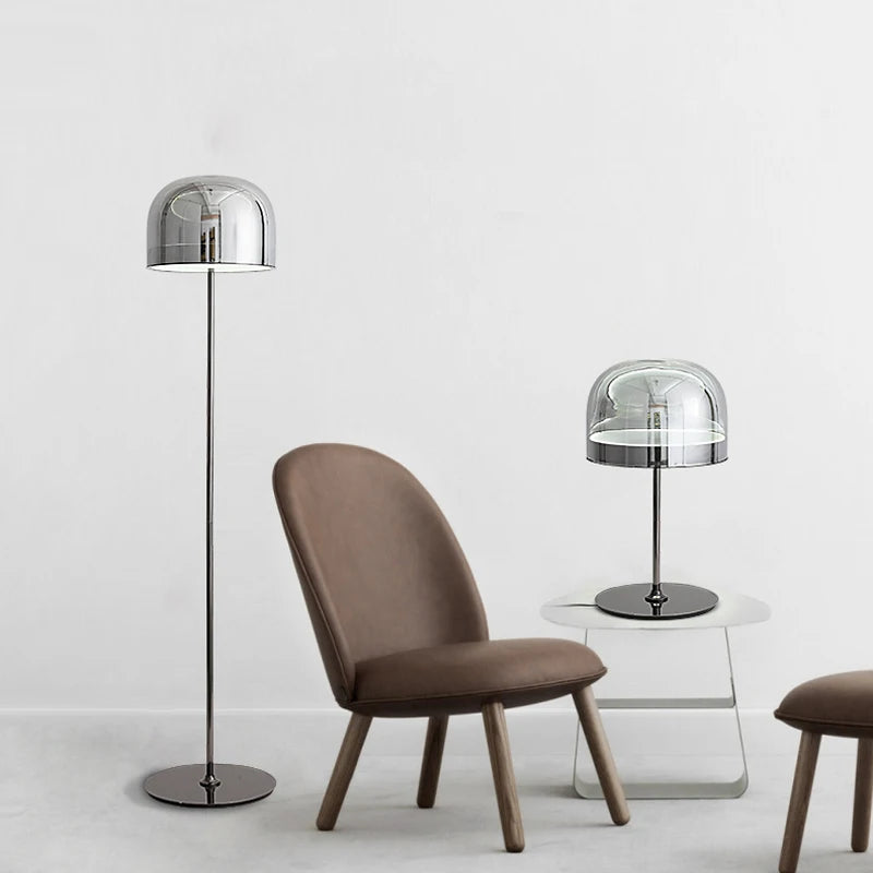 lampes de table nordiques en verre coloré pour intérieur élégant - vue 4 sur 18