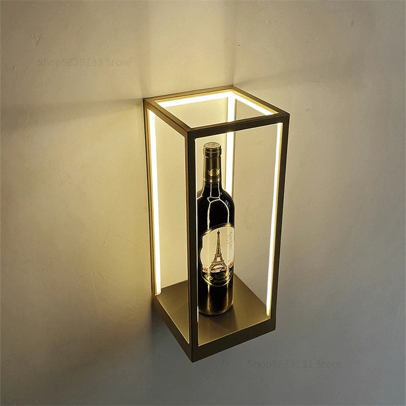 applique murale led moderne cube créatif décoration murale