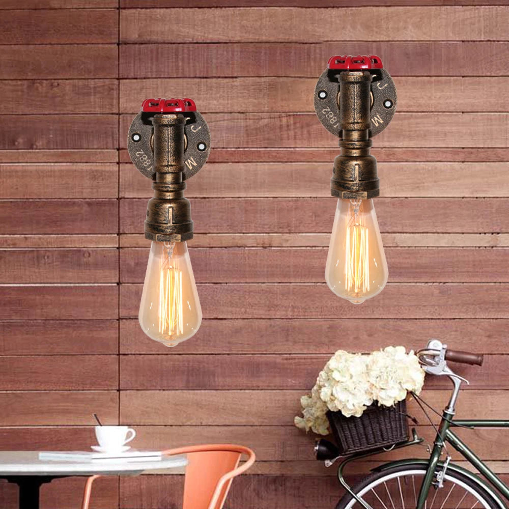 Applique murale led rétro industrielle style loft pour restaurant et bar - vue 4 sur 9