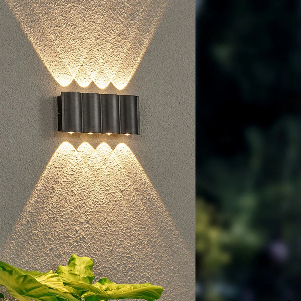 Applique murale led étanche pour éclairage intérieur et extérieur décoratif - vue 2 sur 9