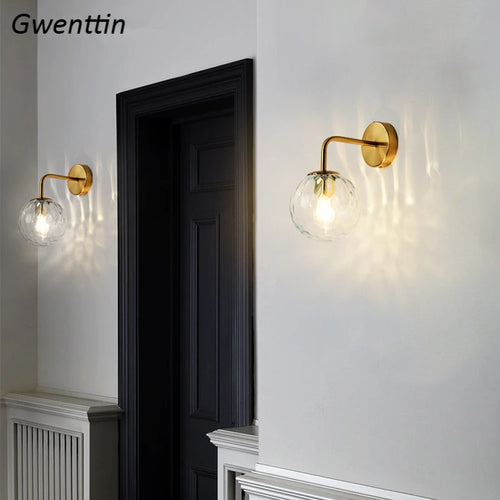 Wandleuchte aus Glas, wasserdicht, für moderne Innendekoration - vue 7 sur 8