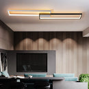 Moderner rechteckiger LED-Kronleuchter minimalistisch für die Wohnraumdekoration