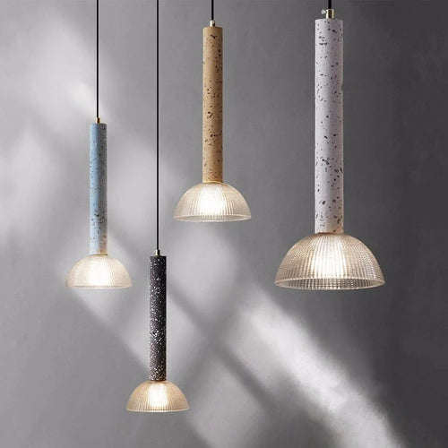 Pendelleuchte aus Terrazzo für moderne Küche und Bar - vue 2 sur 10