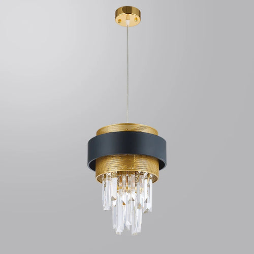 lustre en cristal de luxe design postmoderne pour intérieur élégant