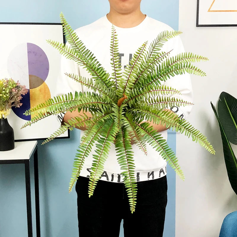 grande fougère artificielle palmier pour décoration extérieure tropicale - vue 8 sur 8