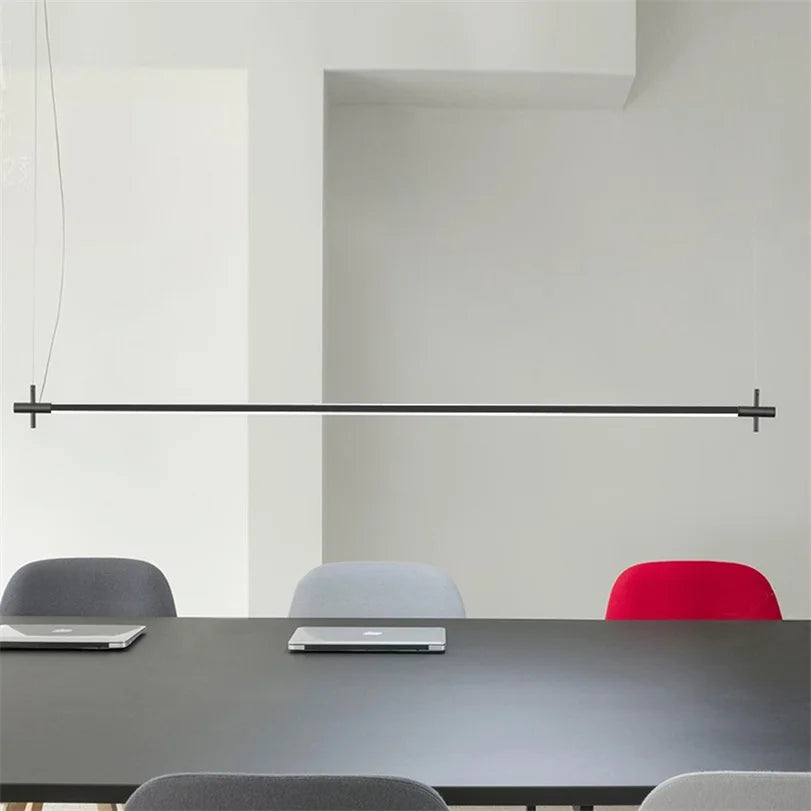 lampes suspendues led minimalistes pour table à manger - vue 5 sur 7