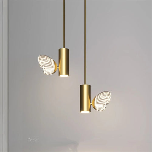 suspension en cristal papillon pour décoration élégante