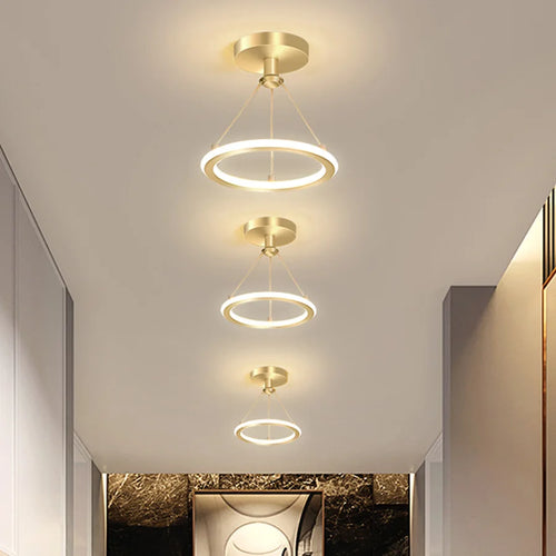 Moderner LED-Deckenleuchte Design rund für elegantes Interieur - vue 4 sur 8