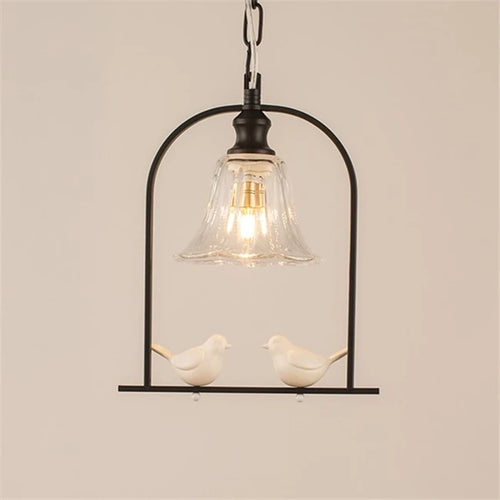 Vintage Pendelleuchte im nordischen Minimaldesign für moderne Restaurants - vue 11 sur 10