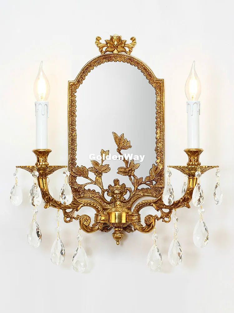 applique murale led en cuivre design moderne idéal pour décoration intérieure - vue 3 sur 6