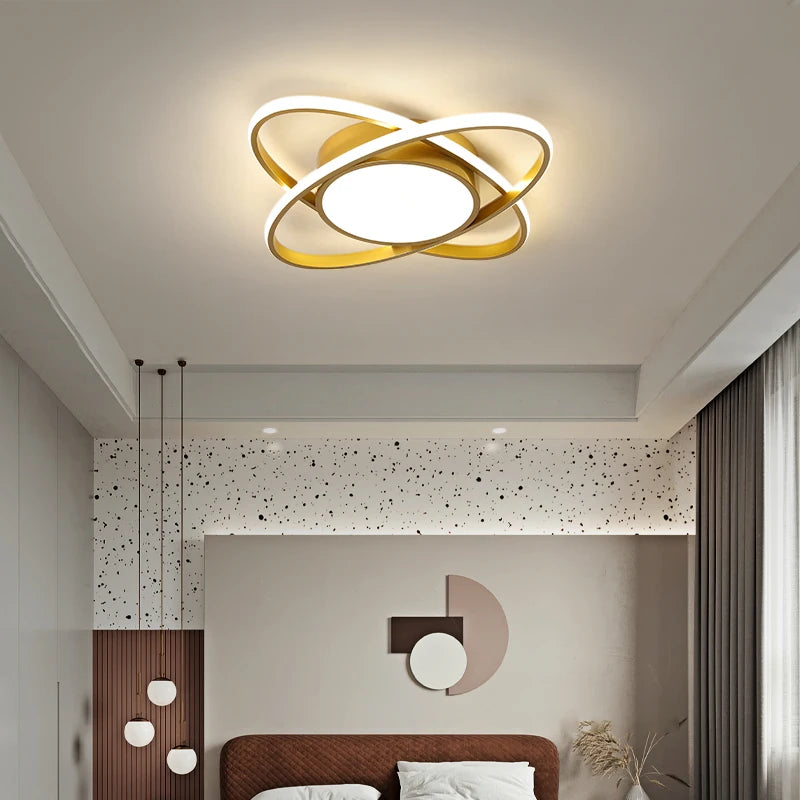 lustres led modernes pour intérieur entrée maison - vue 5 sur 10