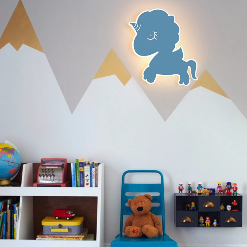 applique murale dessin animé animaux fer pour enfant cadeau anniversaire - vue 6 sur 12