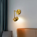 Nordische Wandleuchte aus Kupfer modernes Design drehbar