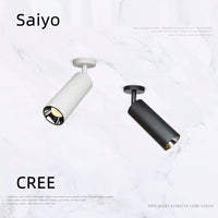 lampe led sur rail en aluminium pour magasin