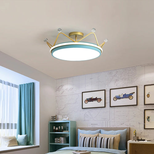Kinder-Pendelleuchte Krone LED modern Winfordo - vue 6 sur 12