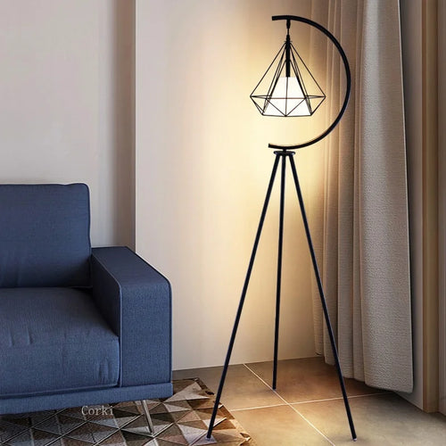 lampadaire led moderne en fer forgé design nordique élégant