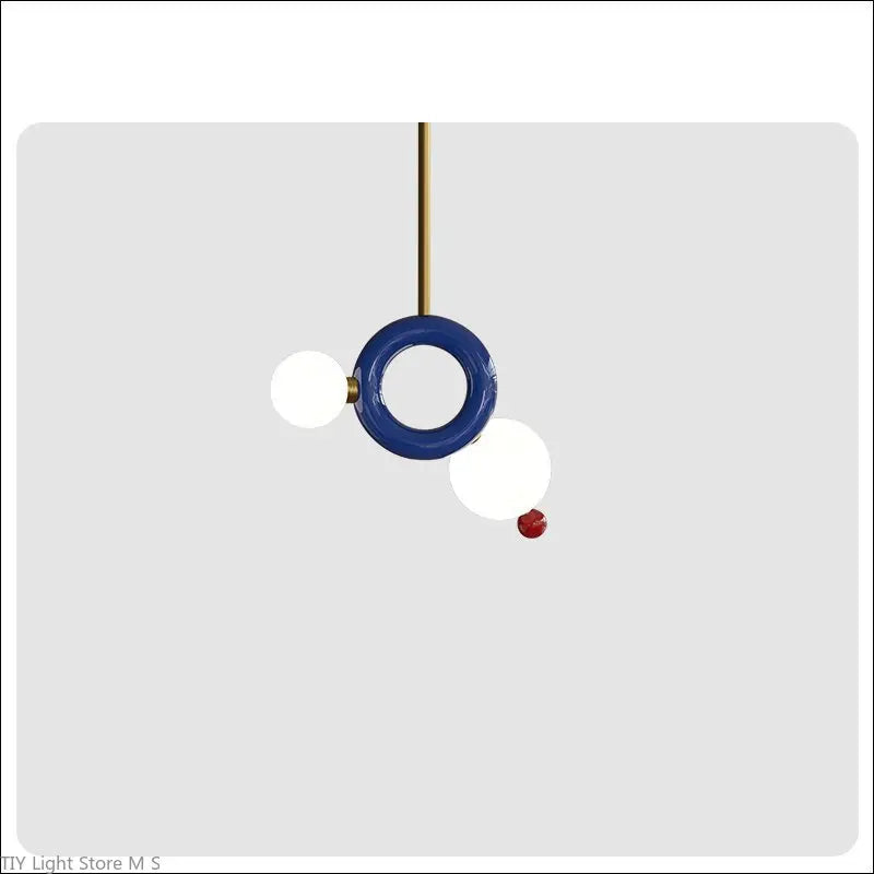 suspension moderne minimaliste en résine gourde - vue 7 sur 9