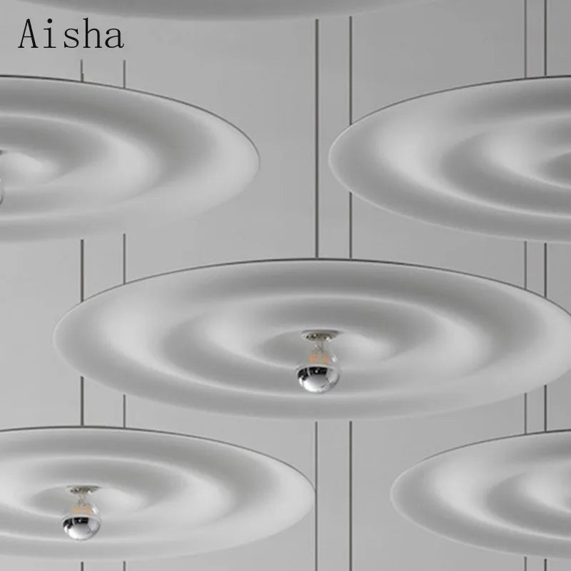 Minimalistische Pendelleuchte aus Eisen für moderne Innendekoration - vue 4 sur 7