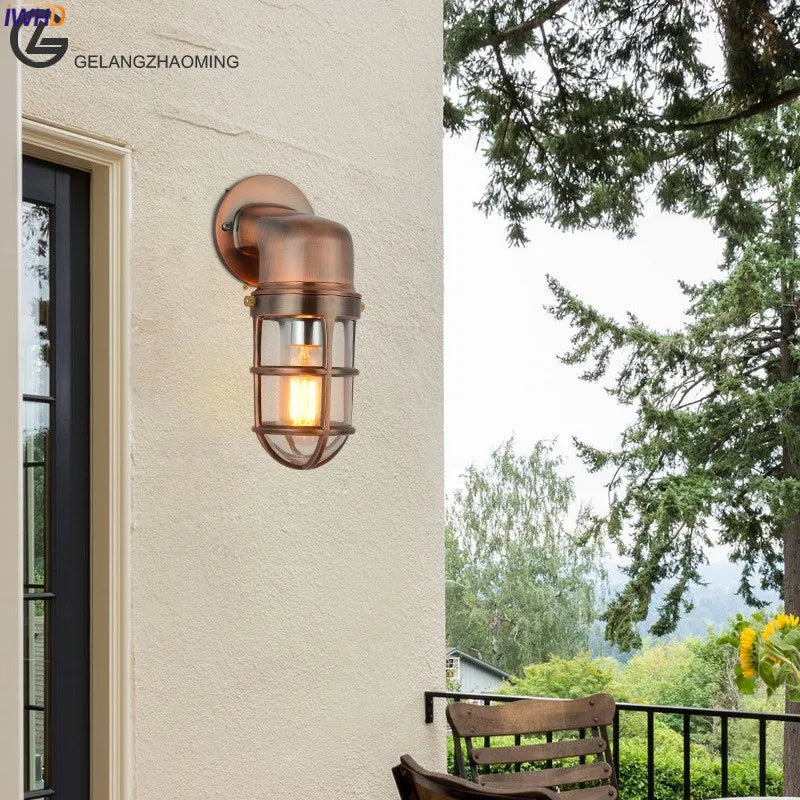 IWHD aluminium applique extérieure LED escalier balcon jardin applique étanche éclairage extérieur buitenverlichting buitenlamp - vue 7 sur 12
