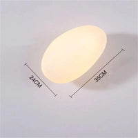 applique murale led galets verre moderne déco intérieur hotel couloir plafonnier éclairage