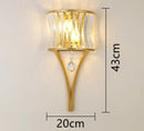 applique murale moderne en cristal pour un éclairage élégant