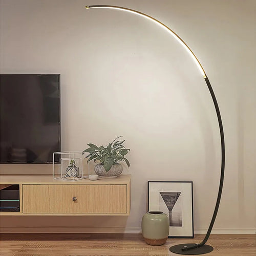 Lampadaire LED à arc moderne nordique - vue 7 sur 8
