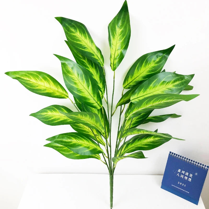 grand arbre artificiel monstera tropical pour décoration intérieure et jardin - vue 8 sur 13