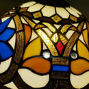 Kronleuchter im Tiffany-Stil Drachen mit Blütenblättern für die Innendekoration