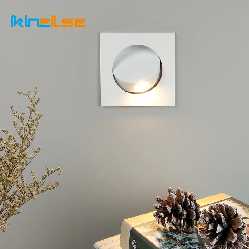 LED-Wandleuchte mit 360 Grad Rotation und klappbarem Schalter - vue 3 sur 16