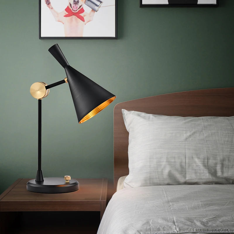 lampe de chevet créative style rétro industriel pour intérieur - vue 3 sur 7