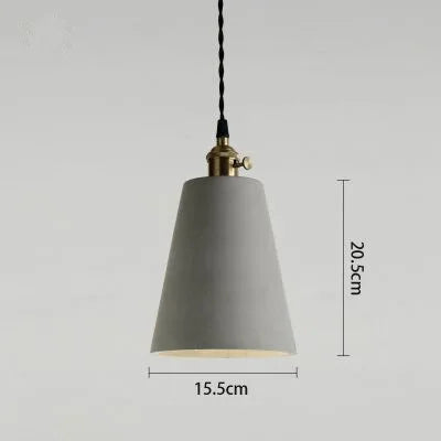 suspension industrielle en ciment pour table et bar - vue 11 sur 23