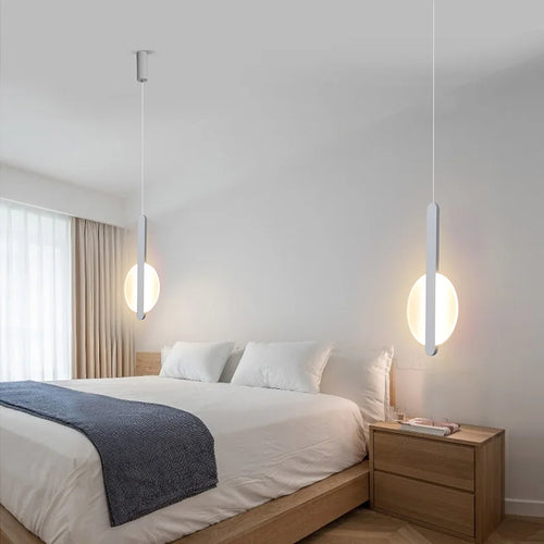 Moderne LED-Pendelleuchte für elegante Innenraumdekoration - vue 5 sur 12