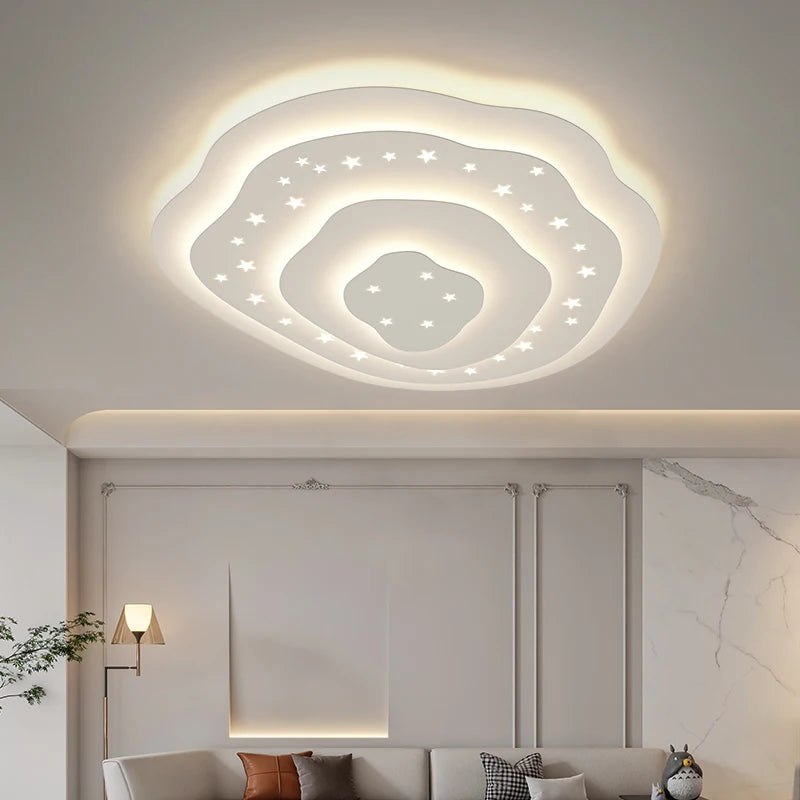 plafonnier moderne à leds réglable en acrylique - vue 2 sur 9