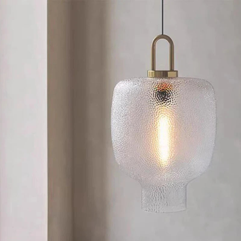 lustre en verre minimaliste au style luxueux et léger - vue 6 sur 10