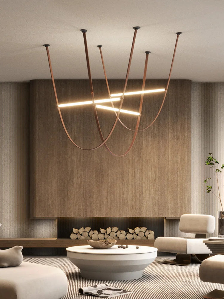 lustre nordique minimaliste italien pour salon post-moderne