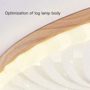 Deckenleuchte aus Holz und LED für moderne Inneneinrichtung