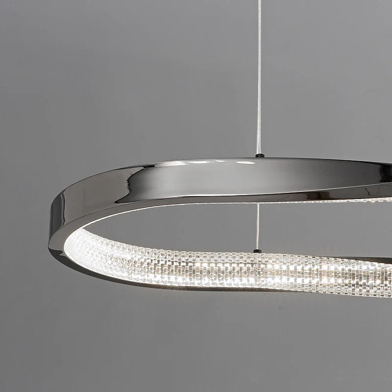 lustre circulaire à led moderne pour décoration intérieure - vue 6 sur 11