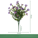 lot de 3 bouquets d eucalyptus artificiels en soie décoration intérieure
