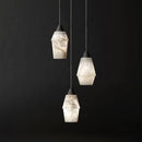 suspension moderne en marbre naturel pour décoration intérieure luxe