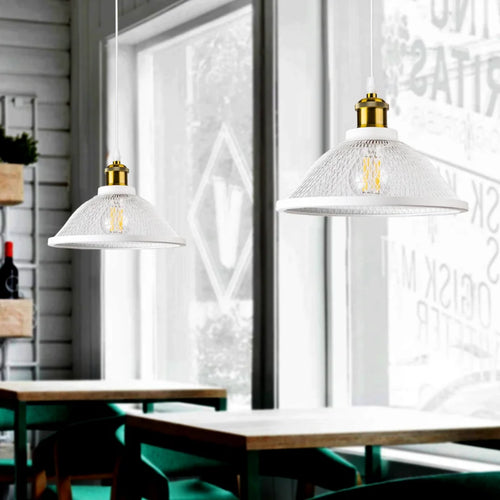 suspension Vintage rétro noir fer Net-Cage cuisine E27 LED pour chambre salon Restaurant