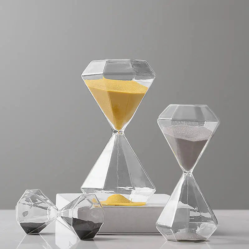 Sablier en diamant 5 minutes idéal pour enfants décoration originale