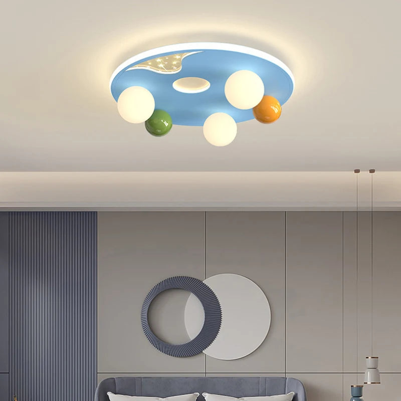plafonnier boule à bulles moderne pour chambre d'enfant - vue 5 sur 8