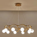 Lustre design led branches d'arbre dois design moderne décoratif d'intérieur