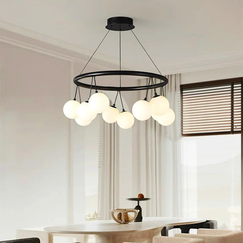 Lustre Salon décoration salon chambre décor salle à manger LED lumières pour chambre intérieur - vue 4 sur 9