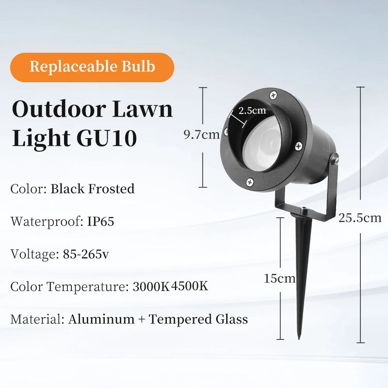 lampe led extérieure pour jardin éclairage paysager étanche et décoratif