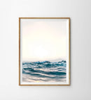 affiche photographique de vagues océan paysage marin décoration intérieure