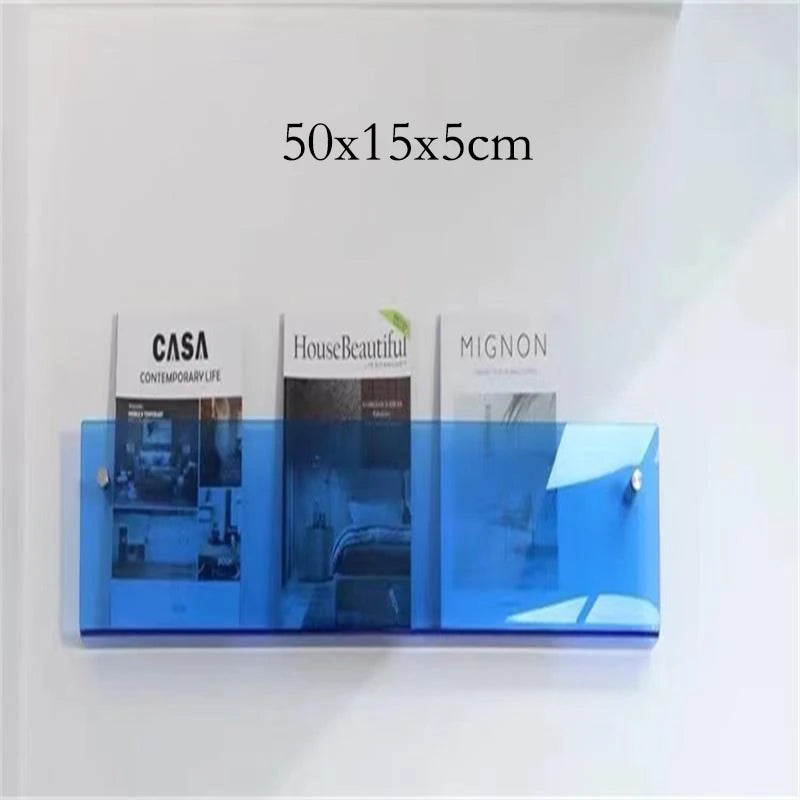 porte-brochures mural en acrylique pour magazines et littérature - vue 18 sur 40