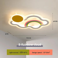 LED-Deckenleuchte Regenbogenwolke für das Kinderzimmer