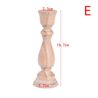 Candlesticks Holderng Decorations, Retro Wood Classic  Weddi candle holders   Holders home decor
